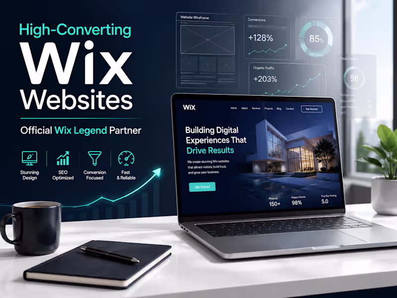 Cover image for I will design high converting SEO Wix website or redesign