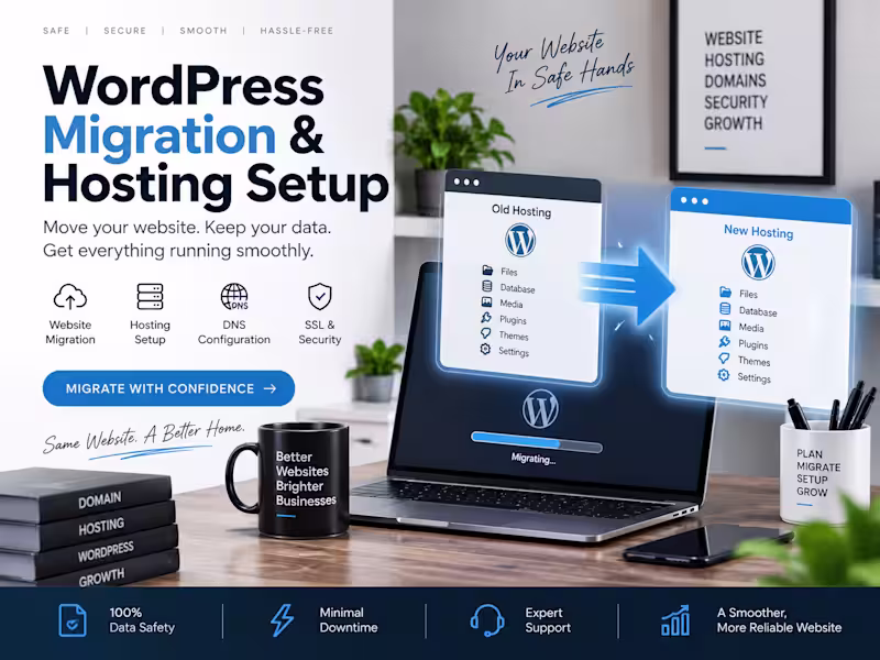 Cover image for Professional WordPress Migration & Hosting Setup