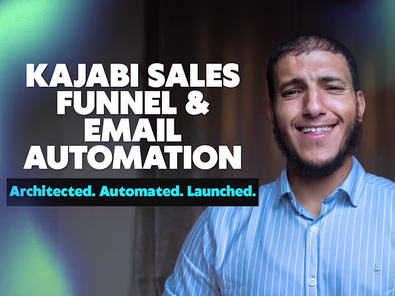 Cover image for  Kajabi Sales Funnel & Email Automation Setup