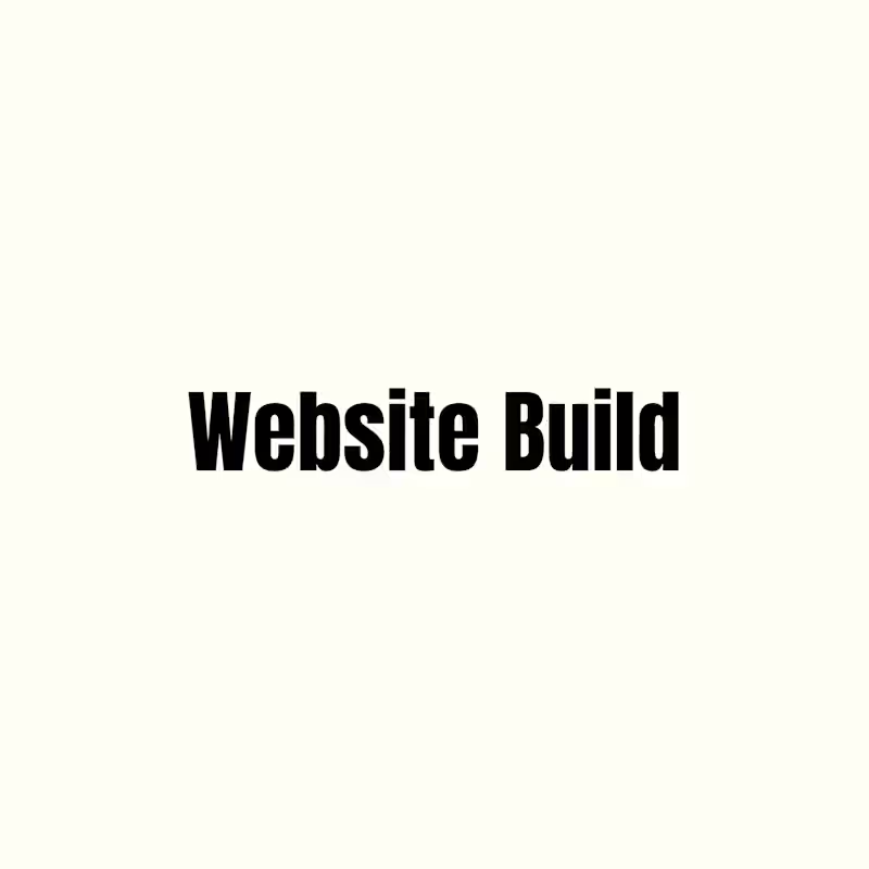 Cover image for Website Build