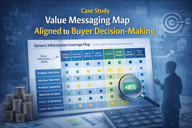 Cover image for Value Messaging Map Aligned to Buyer Decision-Making