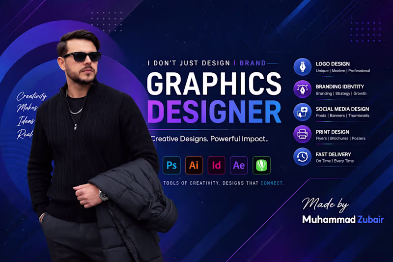 Cover image for Professional Graphic Design Service - Logos , Banner,  Branding 