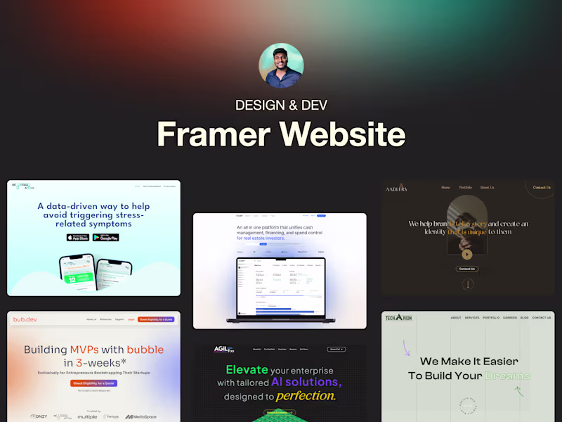 Cover image for Framer Website Design & Development