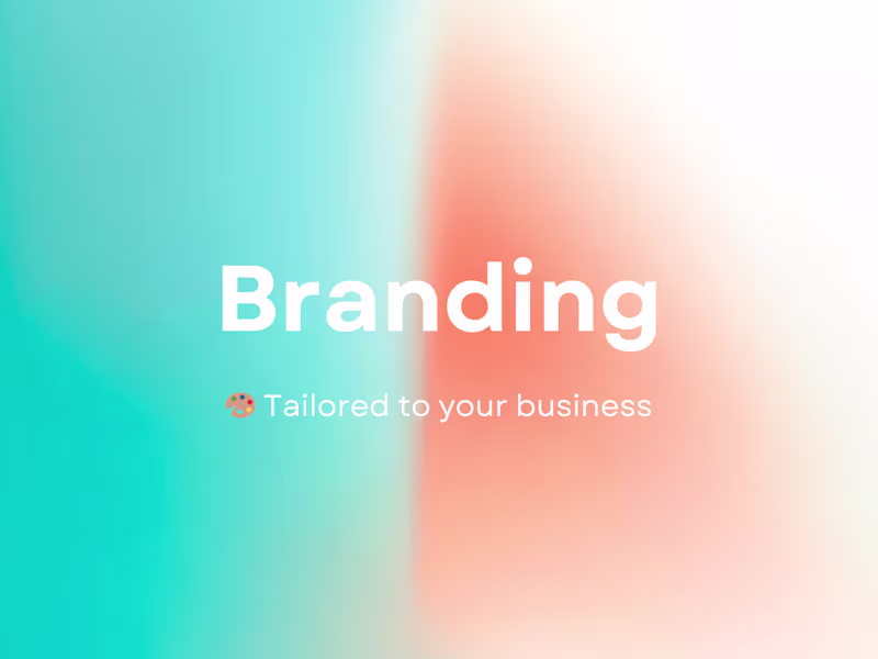 Cover image for Branding tailored to your business