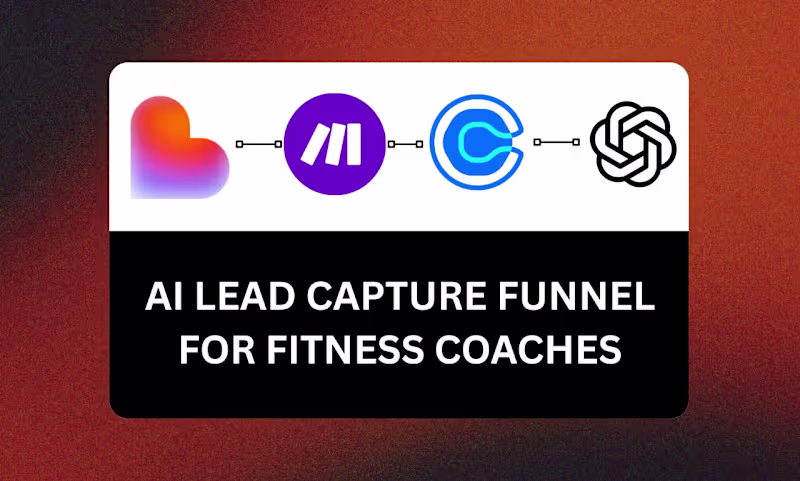 Cover image for Title
AI Lead Generation Funnel &