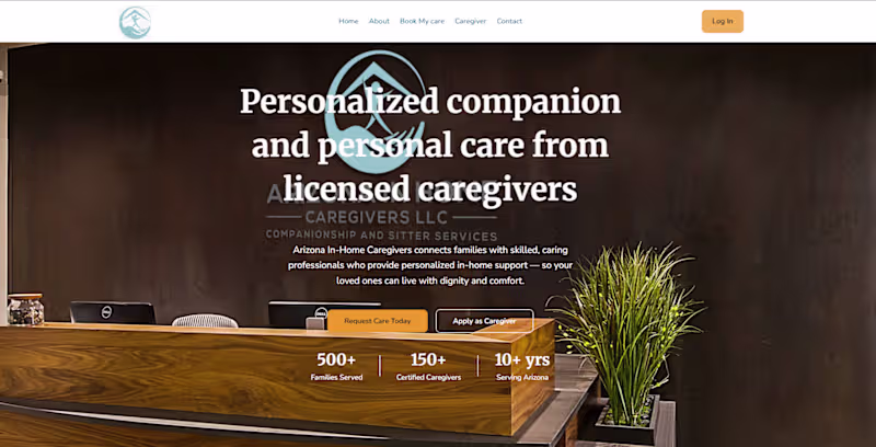 Cover image for Arizona In home caregivers