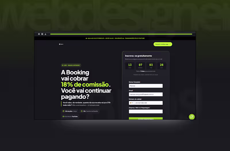 Cover image for Webinar Landing Page Design for B2B SaaS