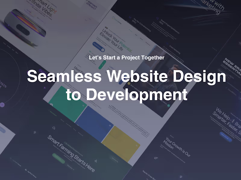 Cover image for Framer Website Design to Development