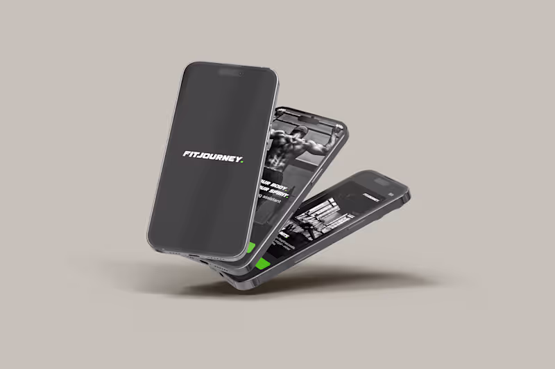 Cover image for FitJourney App! FitJourney offers a sleek and energizing int...