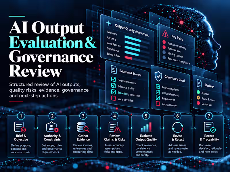 Cover image for AI Output Evaluation & Governance Review