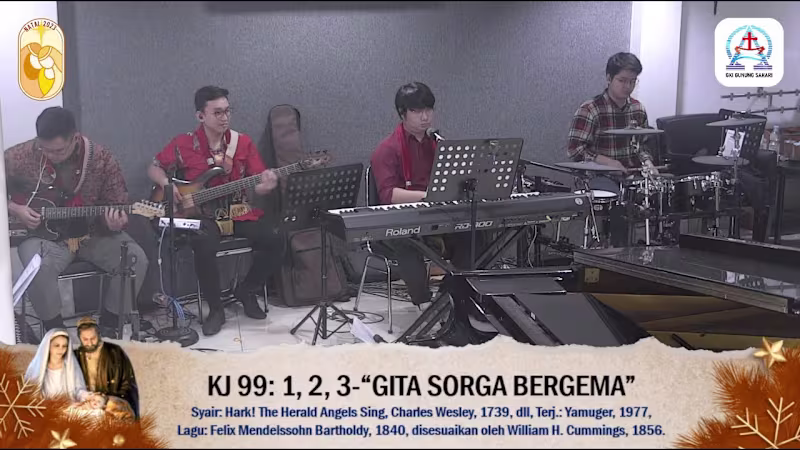 Cover image for CHRISTMAS CAROL GKI GUNUNG SAHARI - GITA SORGA BERGEMA (MUSIC V…