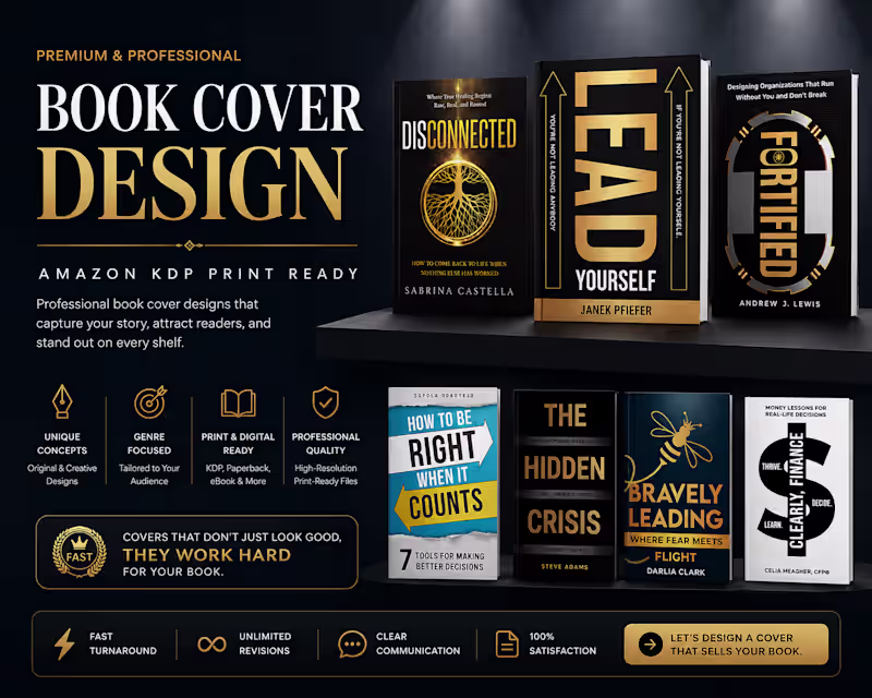 Cover image for Professional Book Cover Design | KDP & Print