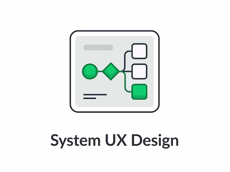 Cover image for System UX Design