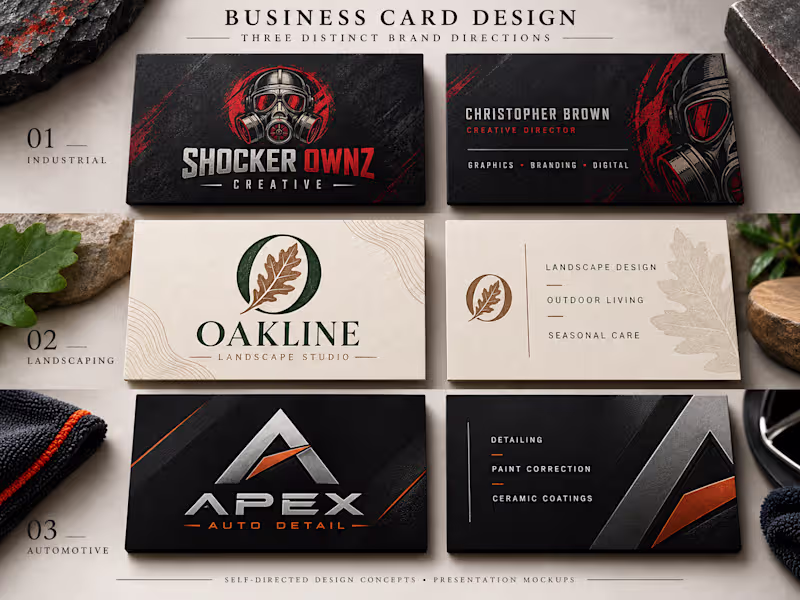 Cover image for Custom Business Card Design — Front & Back