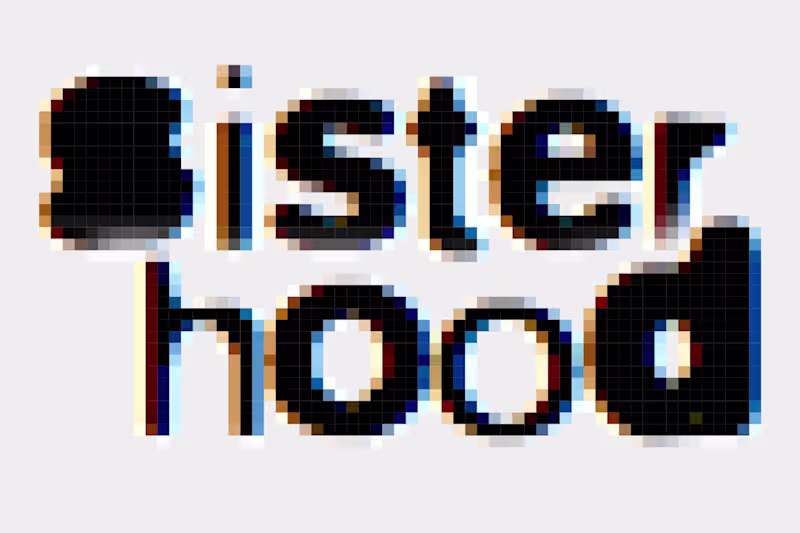 Cover image for sister-hood brand consultation & identity system dev