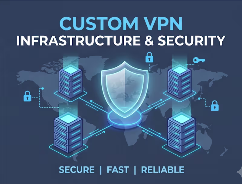 Cover image for Custom VPN Server Infrastructure & Protocol Configuration