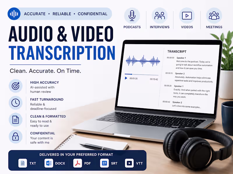 Cover image for AI-Powered Audio Transcription