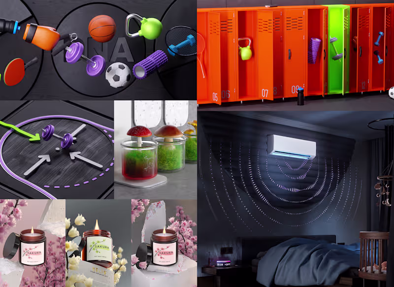 Cover image for 3D Art Direction & Visual Concept Development