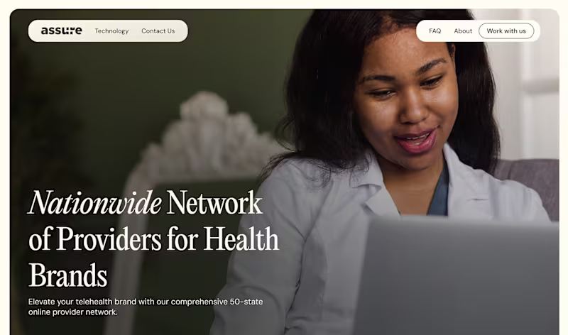 Cover image for Website Development for Assure