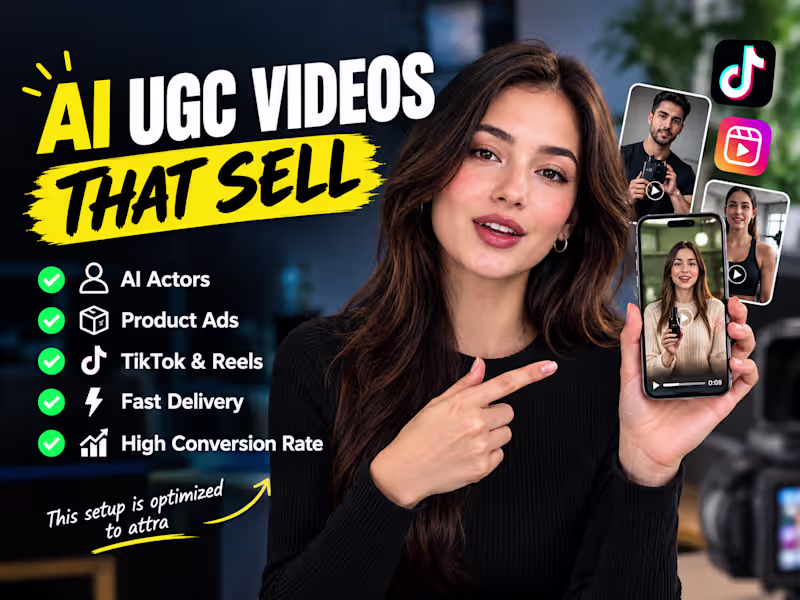 Cover image for AI UGC Video Creator | AI Spokesperson & Product Ads