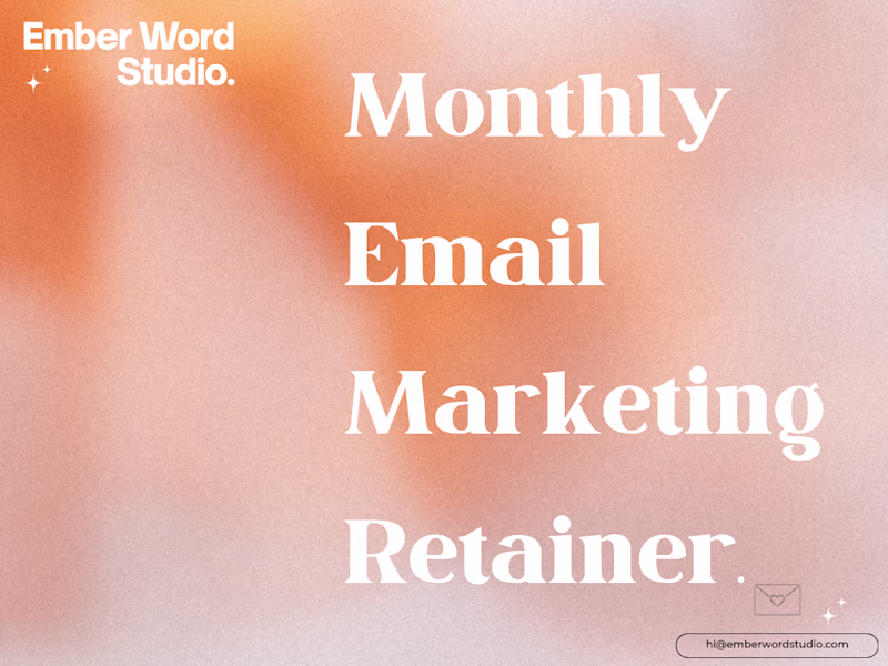 Cover image for ⭐️ email marketing retainer 