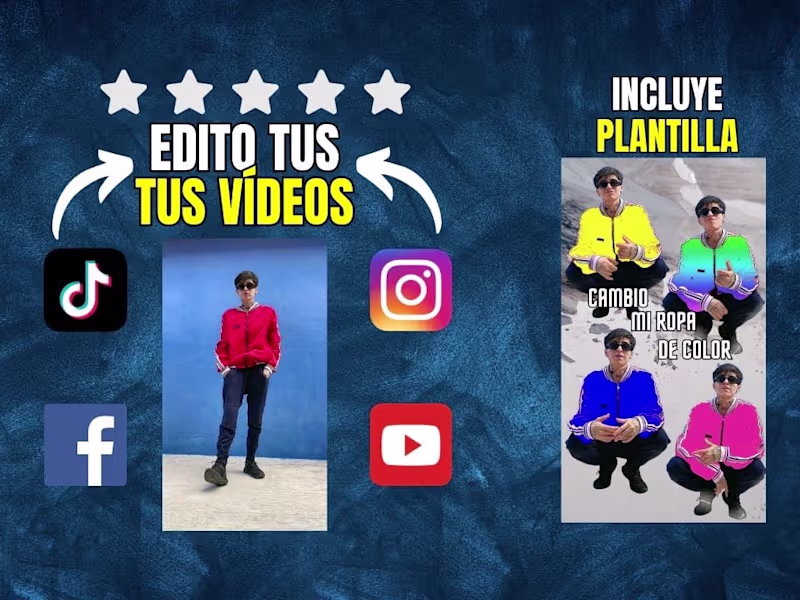 Cover image for Editaré todo tipo de videos para cualquier red social.