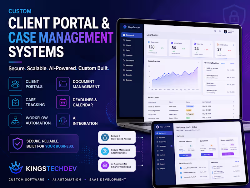 Cover image for Build a Custom Client Portal and Case Management System
