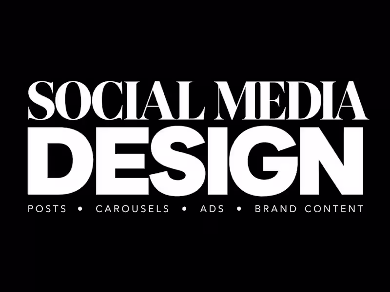 Cover image for Social Media Design • Instagram Posts • Brand Content