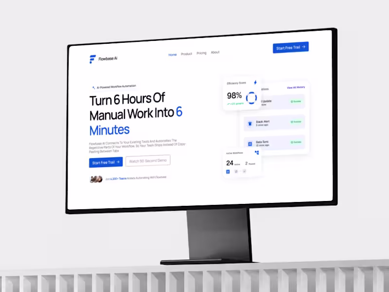 Cover image for Modern B2B SaaS Website Design & Development