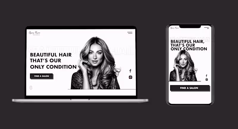 Cover image for Gary Rom Hairdressing — Website Redesign & Webflow Developmen