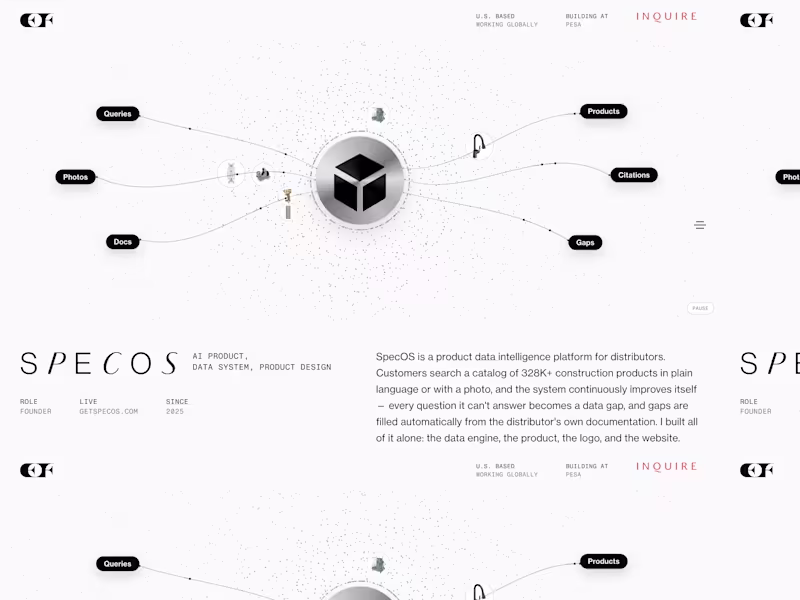 Cover image for SpecOS: AI Product Data Intelligence Platform