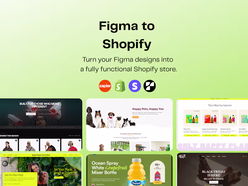 Cover image for Figma to Shopify