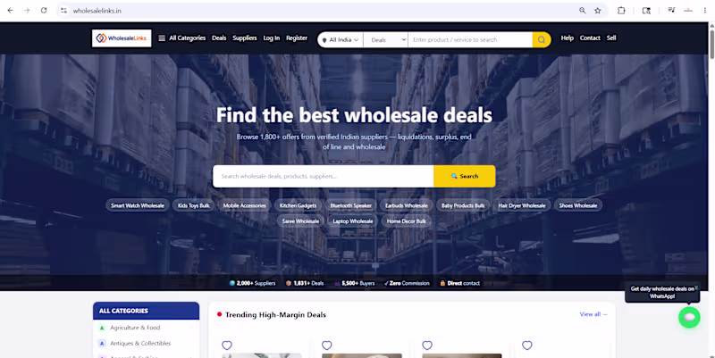 Cover image for Wholesalelinks :  multi vendor