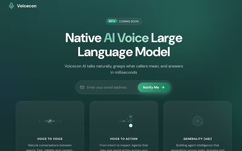 Cover image for Currently building: Voicecon
An AI voice