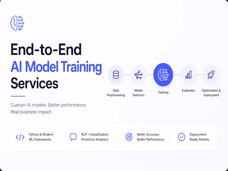 Cover image for AI Model Training & Development Services