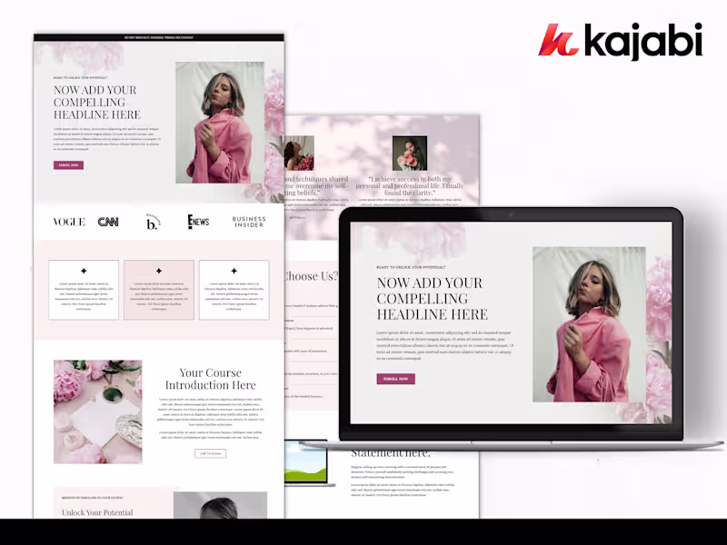 Cover image for Sales Page Design | Kajabi
