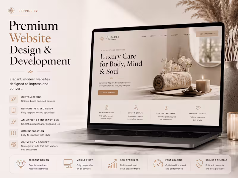 Cover image for Premium Website Design & Development