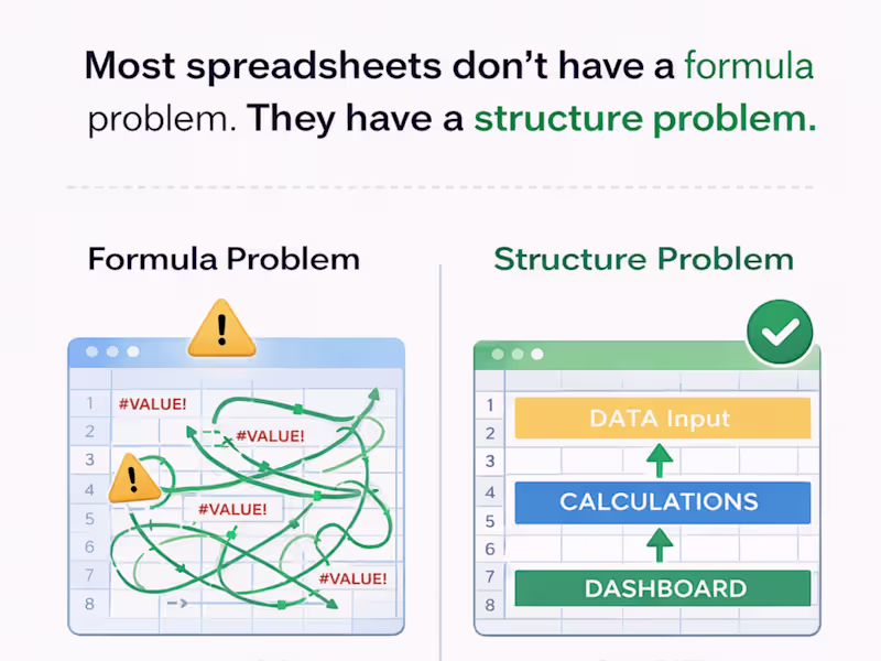 Cover image for Most spreadsheets don’t have a