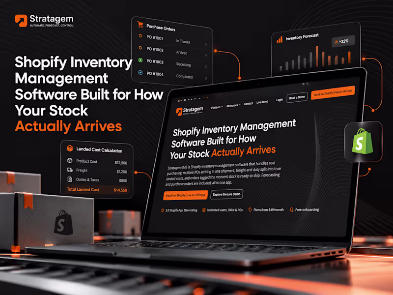 Cover image for Stratagem IMS | Shopify Inventory Management Automation