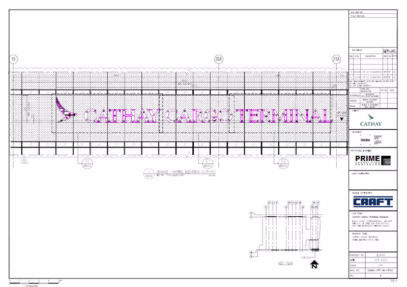 Cover image for Project in HK, Signage shop drawings.