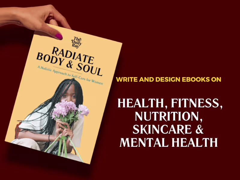 Cover image for ebook and journals design