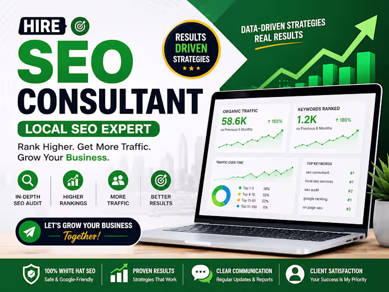 Cover image for Hire SEO Consultant | Local SEO Expert for Rankings
