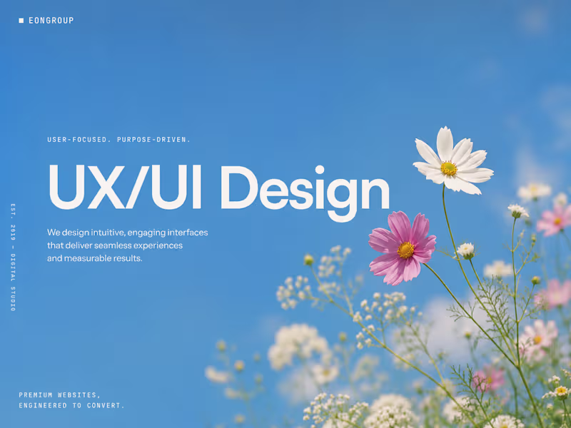 Cover image for Custom Website Design | UI/UX