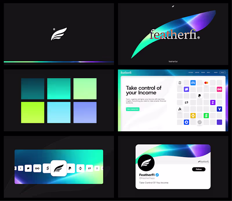 Cover image for Visual Identity Presentation — Featherfi®

Got