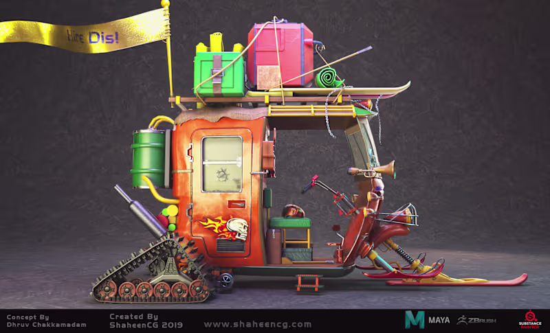 Cover image for TukTuk for hire https://www.behance.net/gallery/89674373/Tuk...