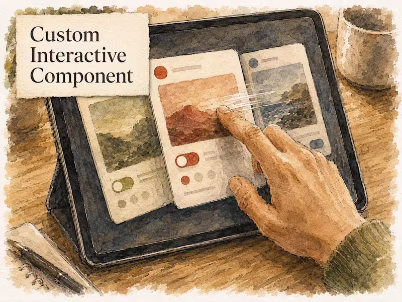 Cover image for Custom Interactive Component