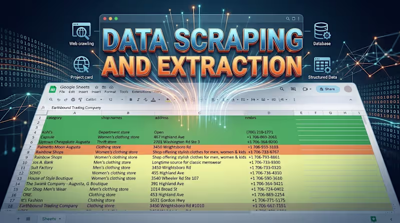 Cover image for Data Scrapping & Extraction