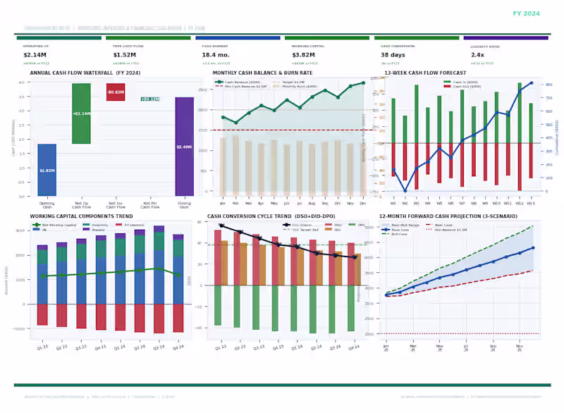 Cover image for I will create your fpna dashboard and budget vs actual report