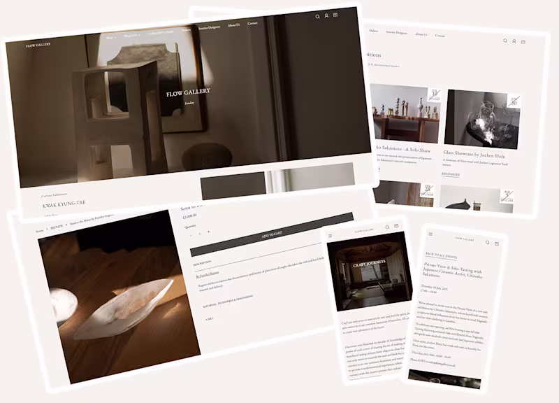 Cover image for Really happy to see this one go live. Flow Gallery is a refi...