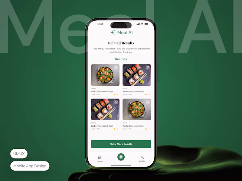 Cover image for Meal AI App